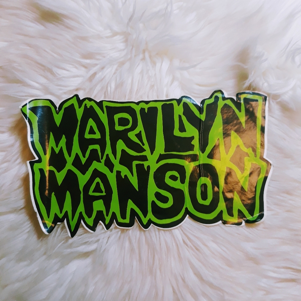 Super rare Marilyn Manson sticker